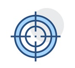 Icon of a target mark