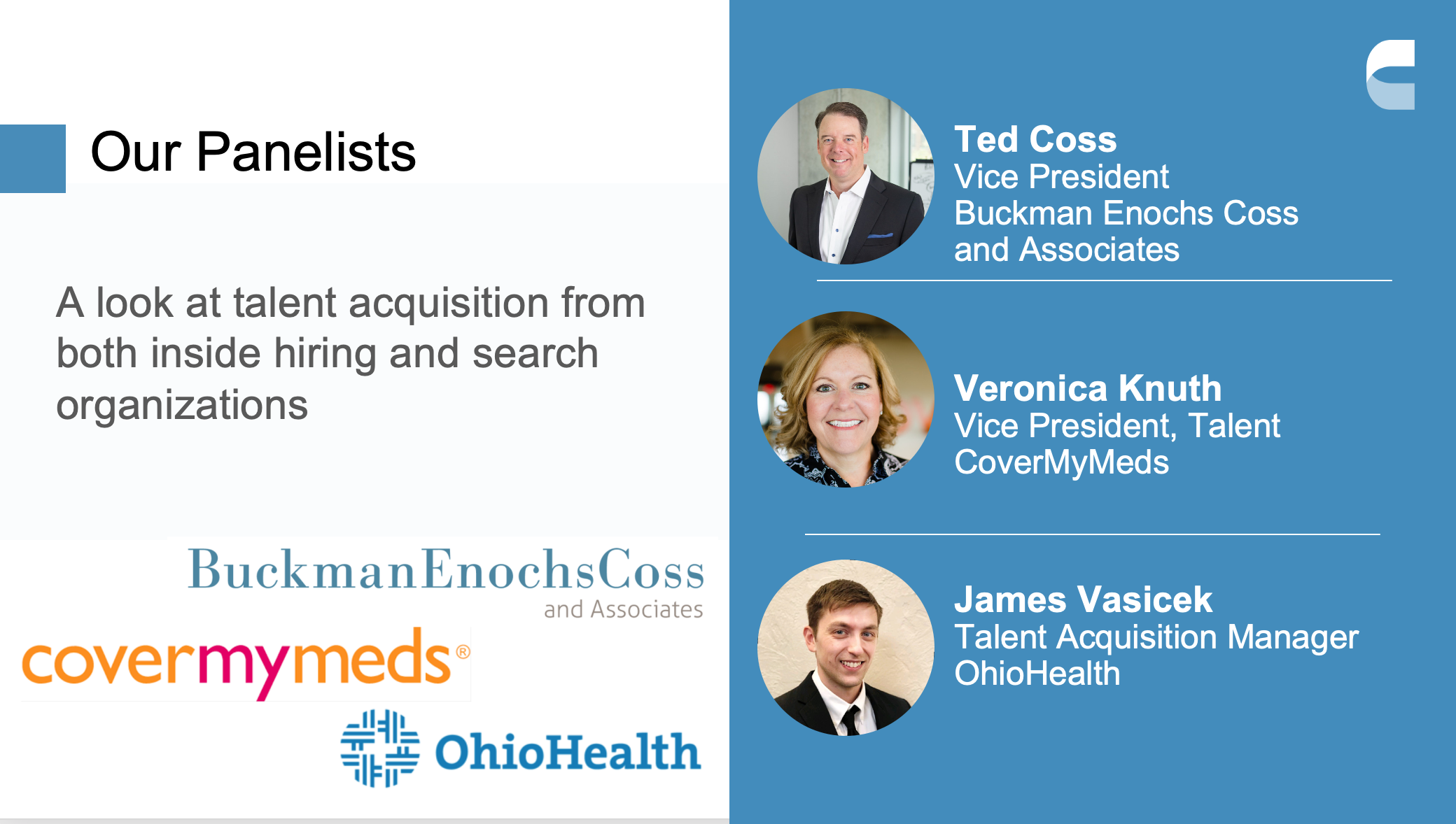 photos of three recruiters who discuss the latest hiring trends